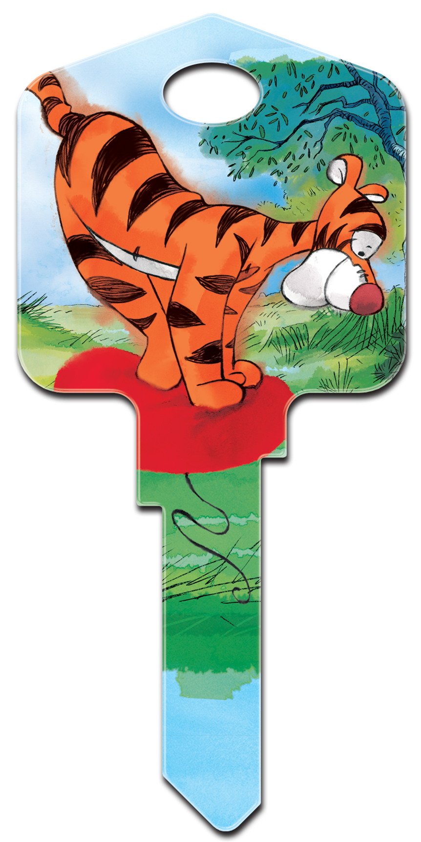 Details about   DISNEY TIGGER BLANK HOUSE KEY FOR 5 PIN KWIKSET KW1 CAN BE PUNCHED TO YOUR CODE 