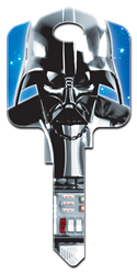 SW1 - Darth Vader Star Wars, Darth Vader, house key, licensed, painted, key blank