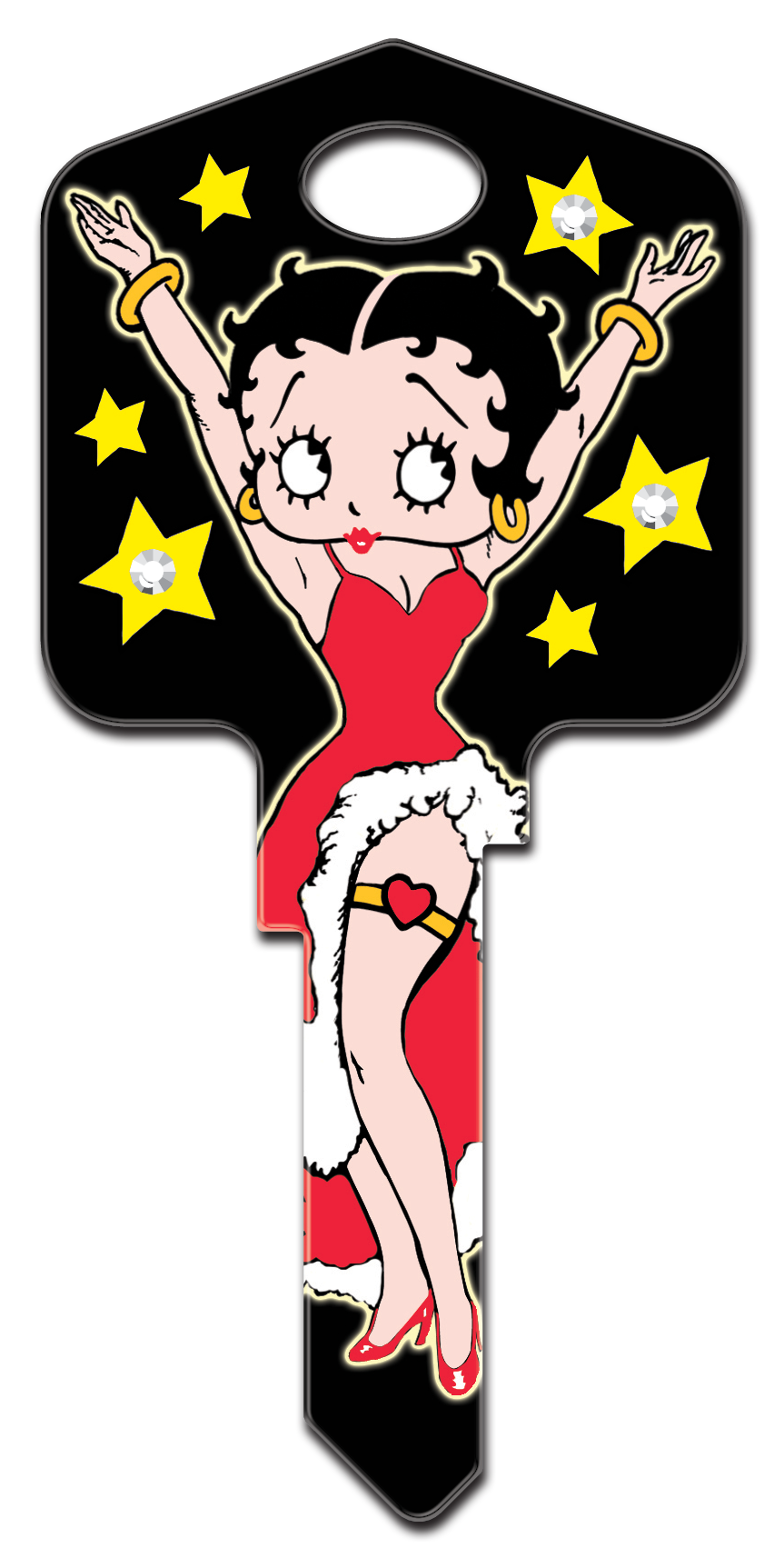 Betty Boop and Pudgy  Blank House Key  KW 