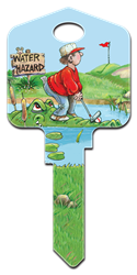 GP6 - Golfing Great Outdoors, Gary Patterson, Golfing, house key blanks, licensed