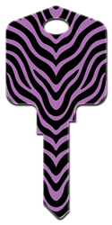 PG9 - Zebra Pampered Girls, Zebra, house key blank, licensed