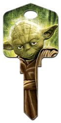SW2 - Yoda Star Wars, Yoda, house key, licensed, key blank