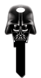SW7 Darth Vader Dark Side Star Wars, Darth Vader, Dark Side, Shaped, Licensed, Painted House Key Blank